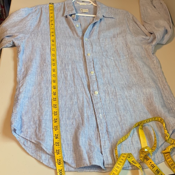 J Crew Linen Button Down Shirt -$100 Off. - Picture 5 of 9